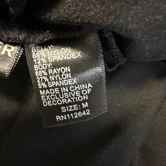 Women's Sandpiper Maternity Leggings Size Medium Black - Picture 9 of 10